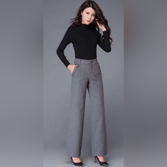 BAIA Pants - BAIA BOSTON Grey Dress Pants